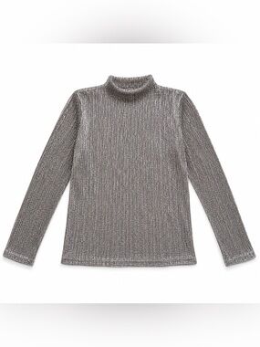 J crew sparkle mock neck top